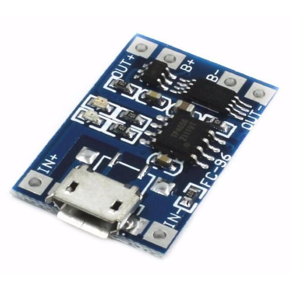 Cargador bateria LITIO TP4056 microUSB